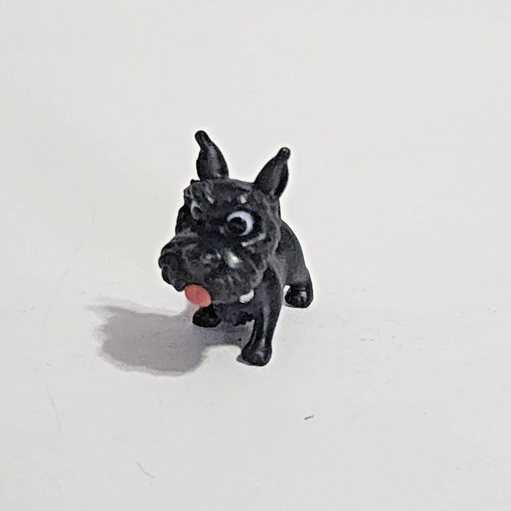 Hasbro Monopoly Junior Black Terrier DOG Token Replacement Piece Part 1"